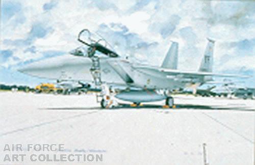 F-15 AT SELFRIDGE ANGB OPERATION SENTRY/WOLVERINE 1987